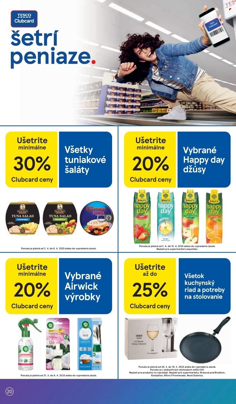 Leták TESCO supermarket - 2.4.2025 - 8.4.2025. Strana 20
