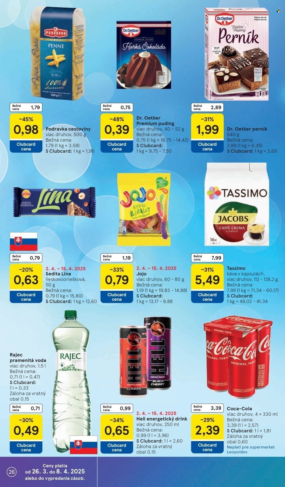 Leták TESCO supermarket - 2.4.2025 - 8.4.2025. Strana 26