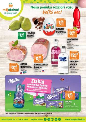 Leták Môj obchod - 28.3.2025 - 10.4.2025.