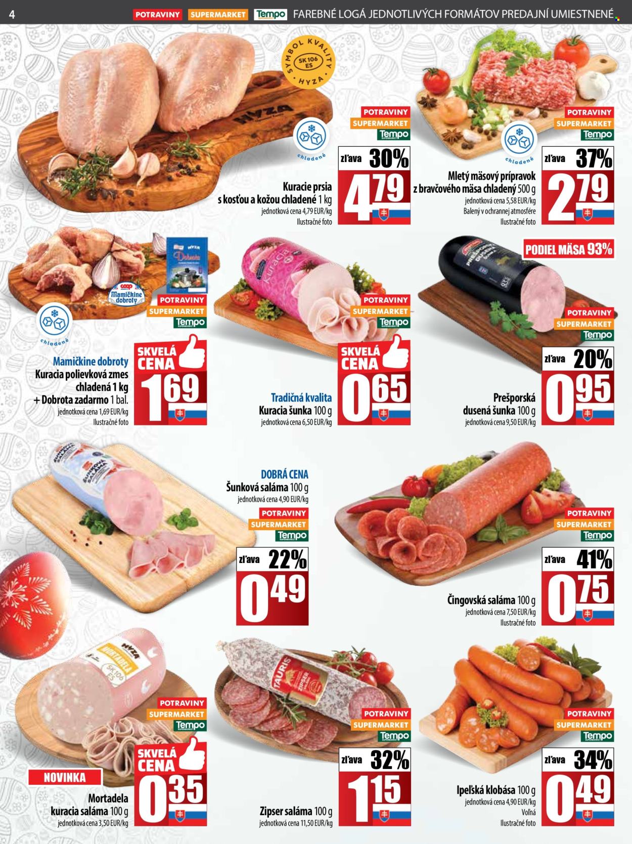 Leták COOP Jednota - 3.4.2025 - 9.4.2025. Strana 4
