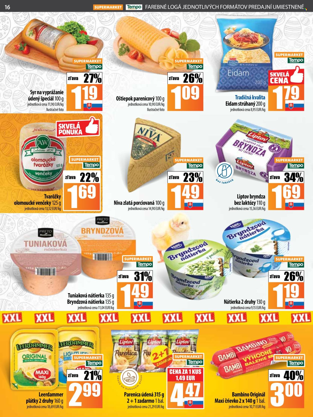 Leták COOP Jednota - 3.4.2025 - 9.4.2025. Strana 16