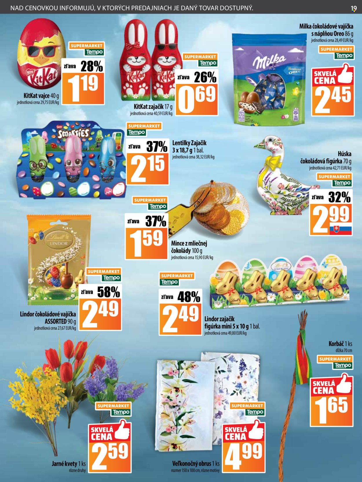 Leták COOP Jednota - 3.4.2025 - 9.4.2025. Strana 19
