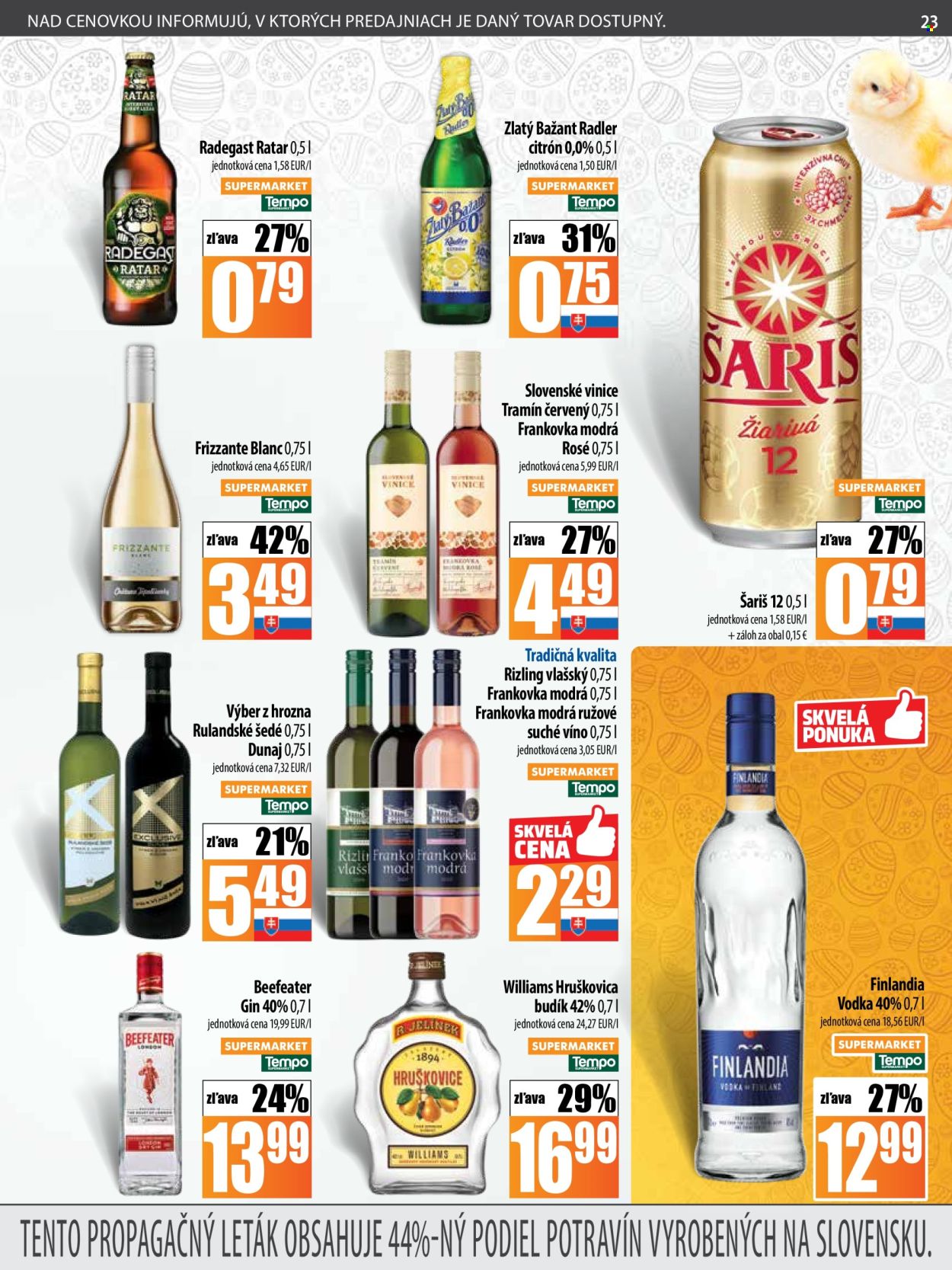 Leták COOP Jednota - 3.4.2025 - 9.4.2025. Strana 23