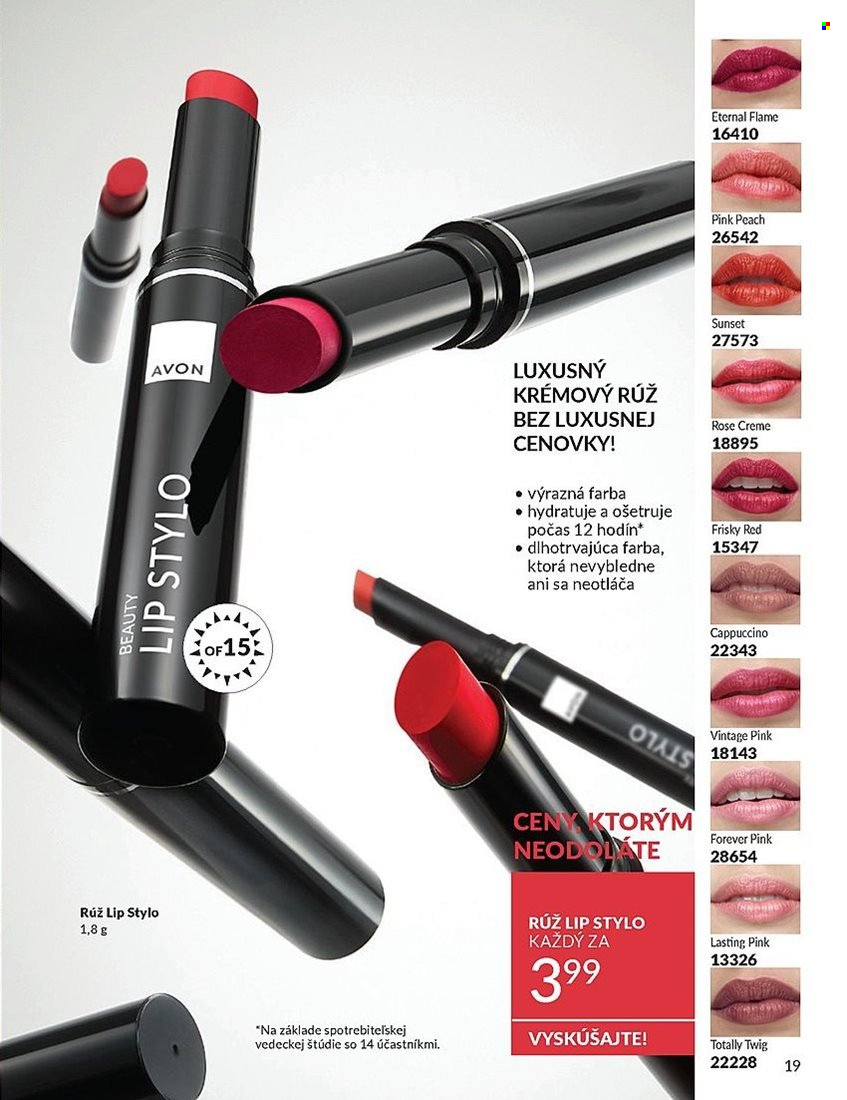 Leták Avon - 1.4.2025 - 30.4.2025. Strana 19