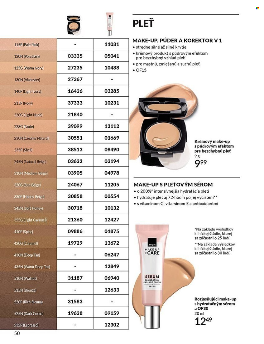Leták Avon - 1.4.2025 - 30.4.2025. Strana 50