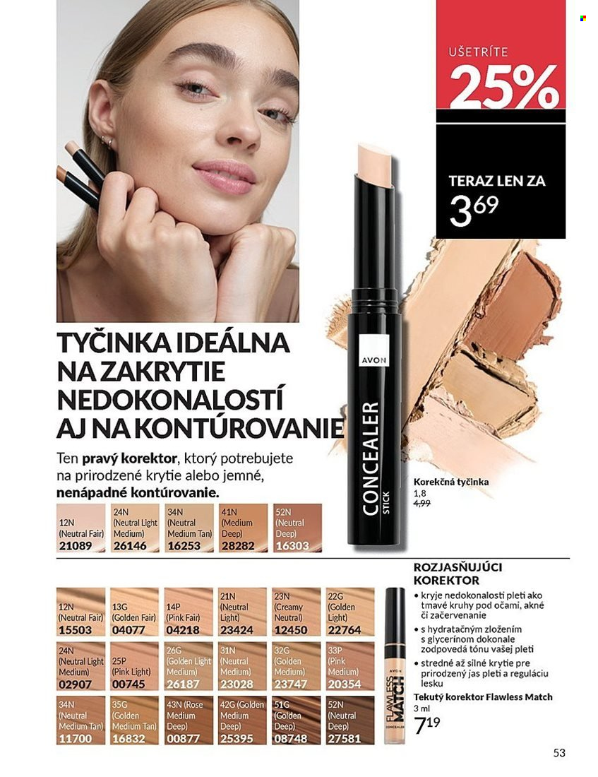 Leták Avon - 1.4.2025 - 30.4.2025. Strana 53