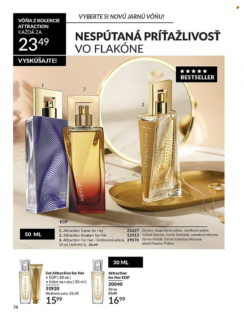 Leták Avon - 1.4.2025 - 30.4.2025. Strana 74