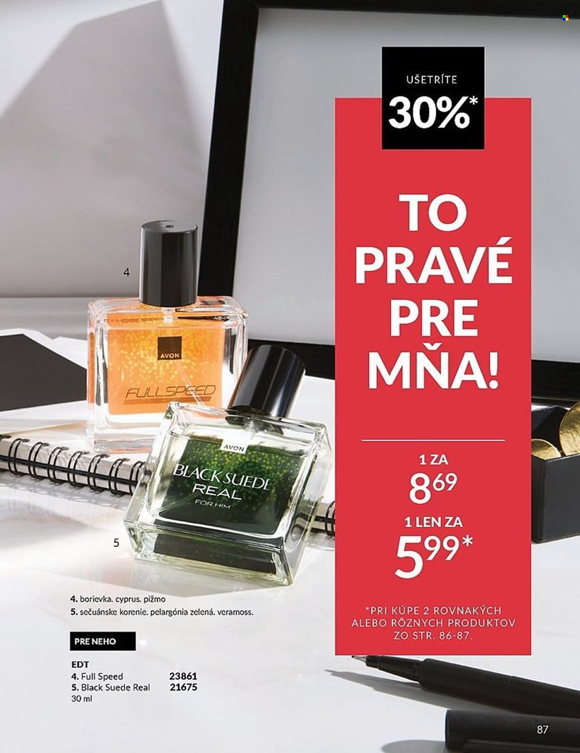 Leták Avon - 1.4.2025 - 30.4.2025. Strana 87