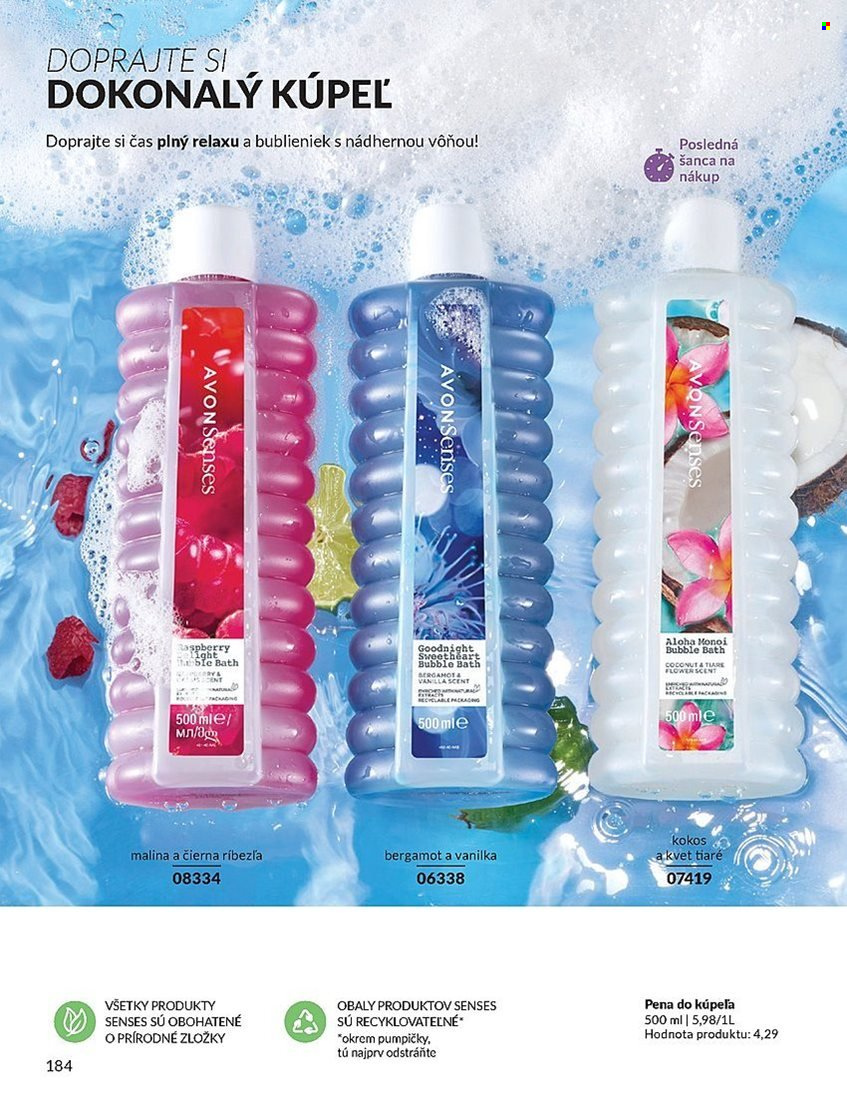 Leták Avon - 1.4.2025 - 30.4.2025. Strana 184