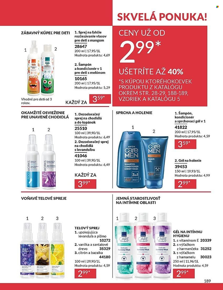 Leták Avon - 1.4.2025 - 30.4.2025. Strana 189