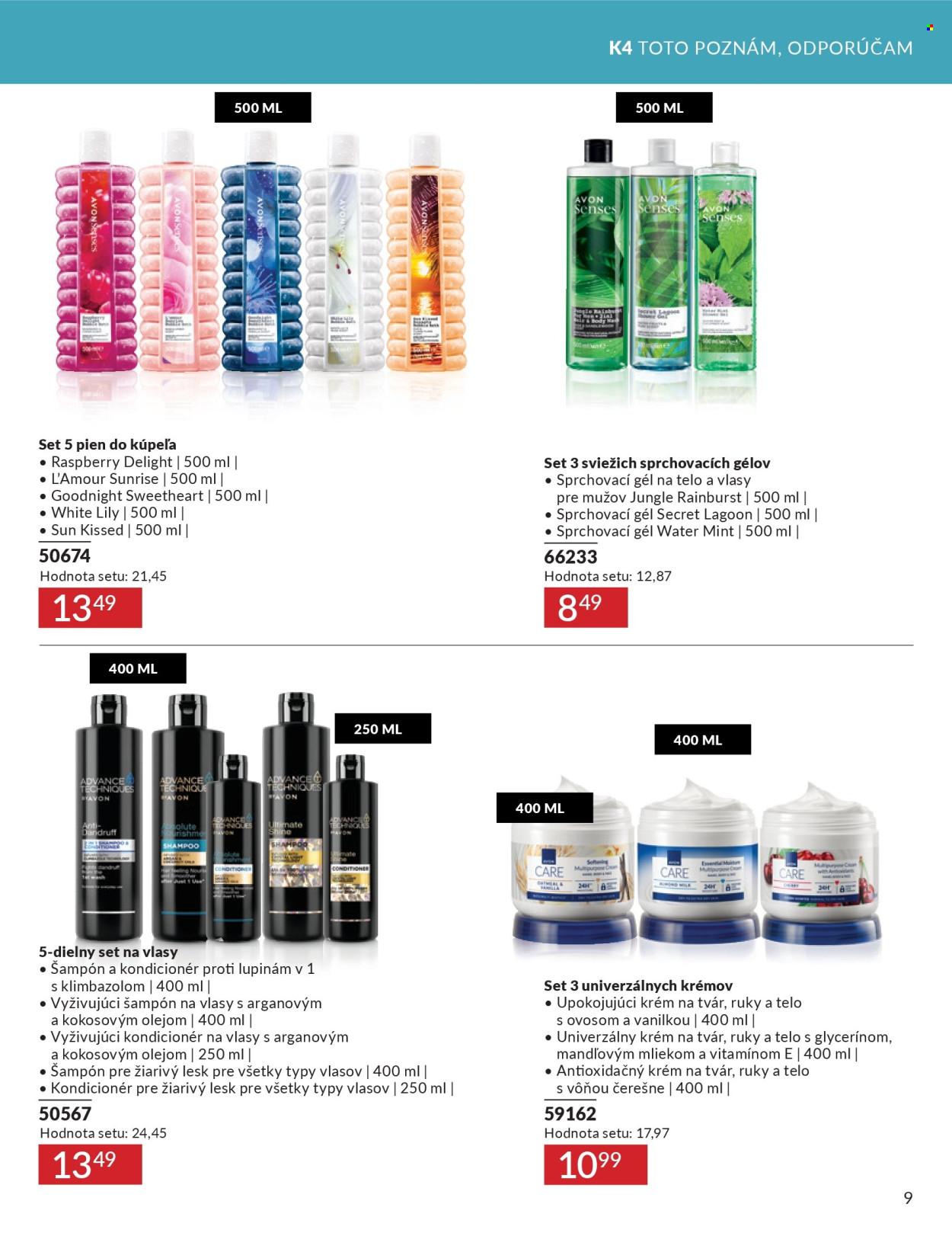 Leták Avon - 1.4.2025 - 30.4.2025. Strana 9