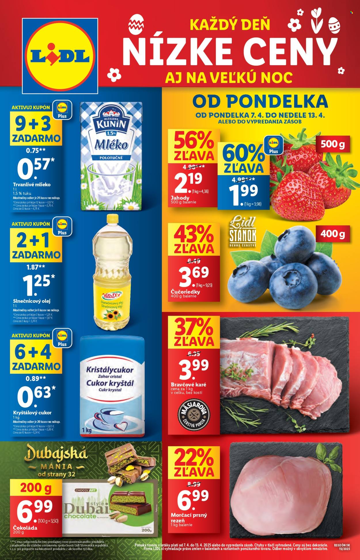 Leták Lidl - 7.4.2025 - 13.4.2025. Strana 1