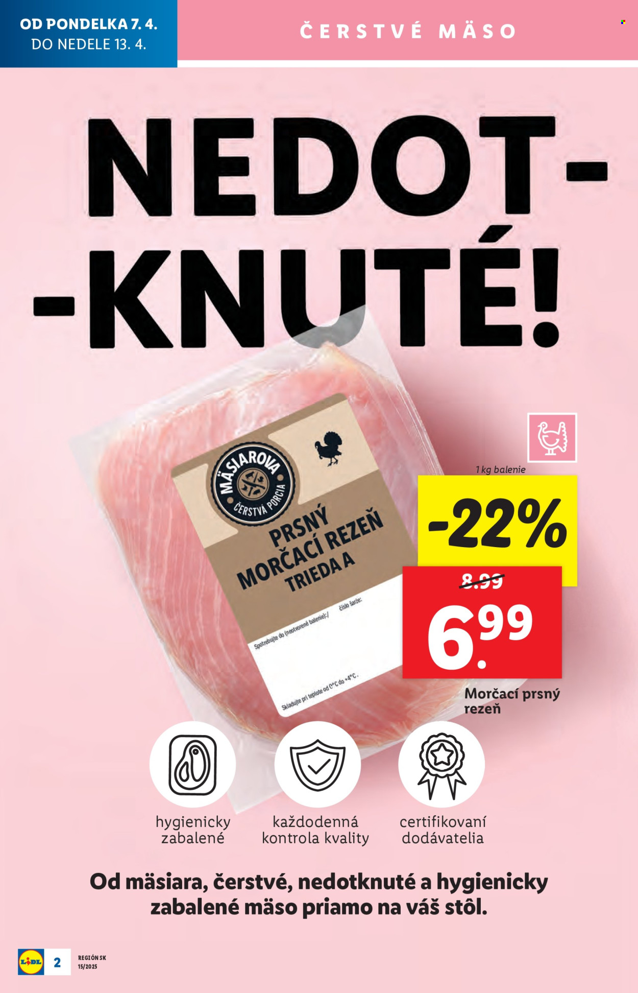 Leták Lidl - 7.4.2025 - 13.4.2025. Strana 2