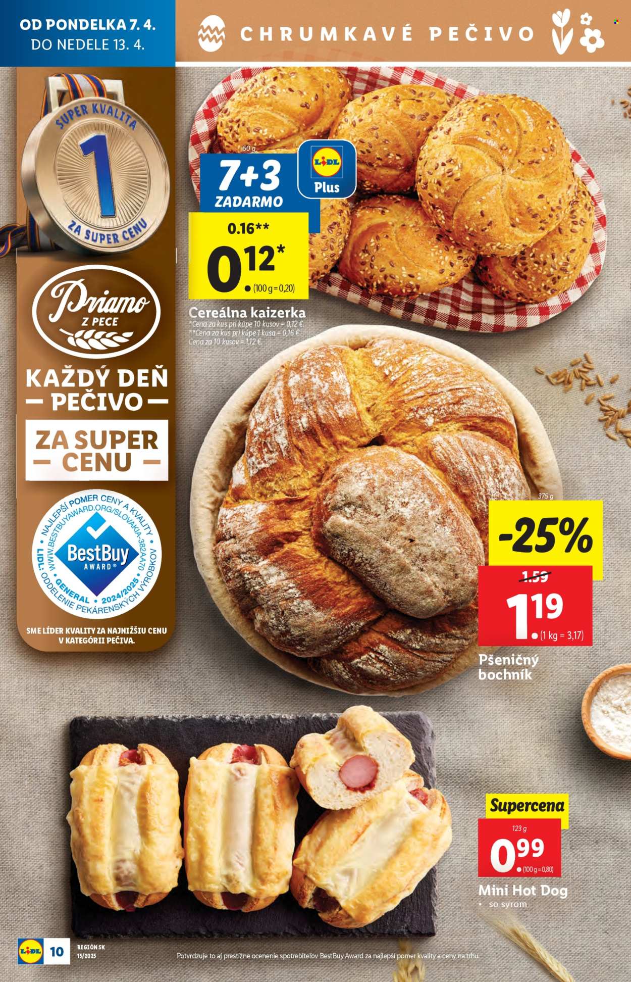 Leták Lidl - 7.4.2025 - 13.4.2025. Strana 10