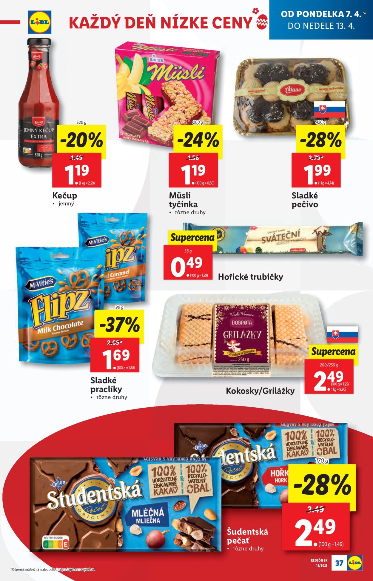 Leták Lidl - 7.4.2025 - 13.4.2025. Strana 39