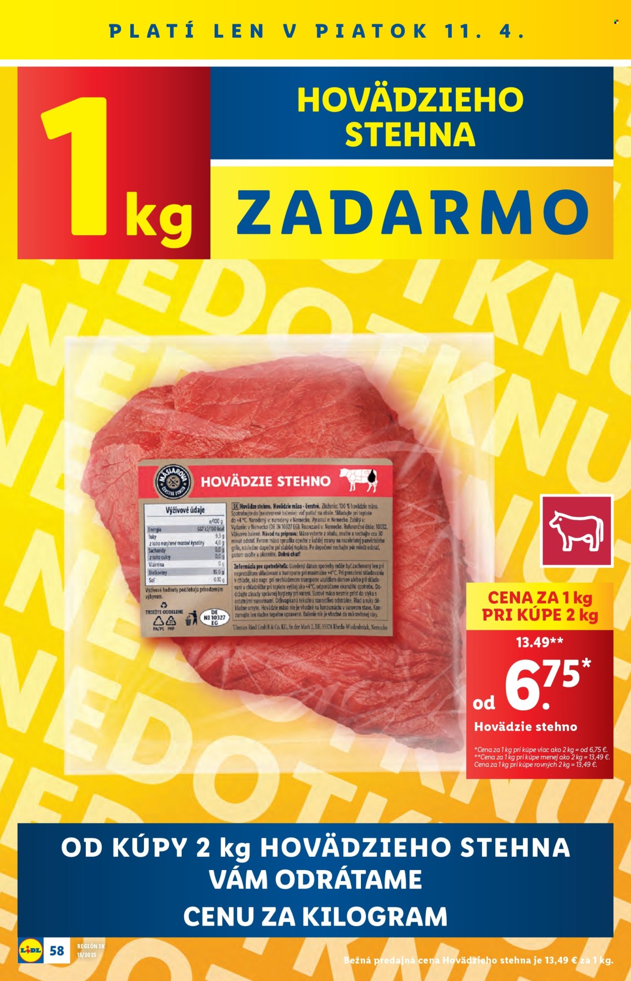 Leták Lidl - 7.4.2025 - 13.4.2025. Strana 60