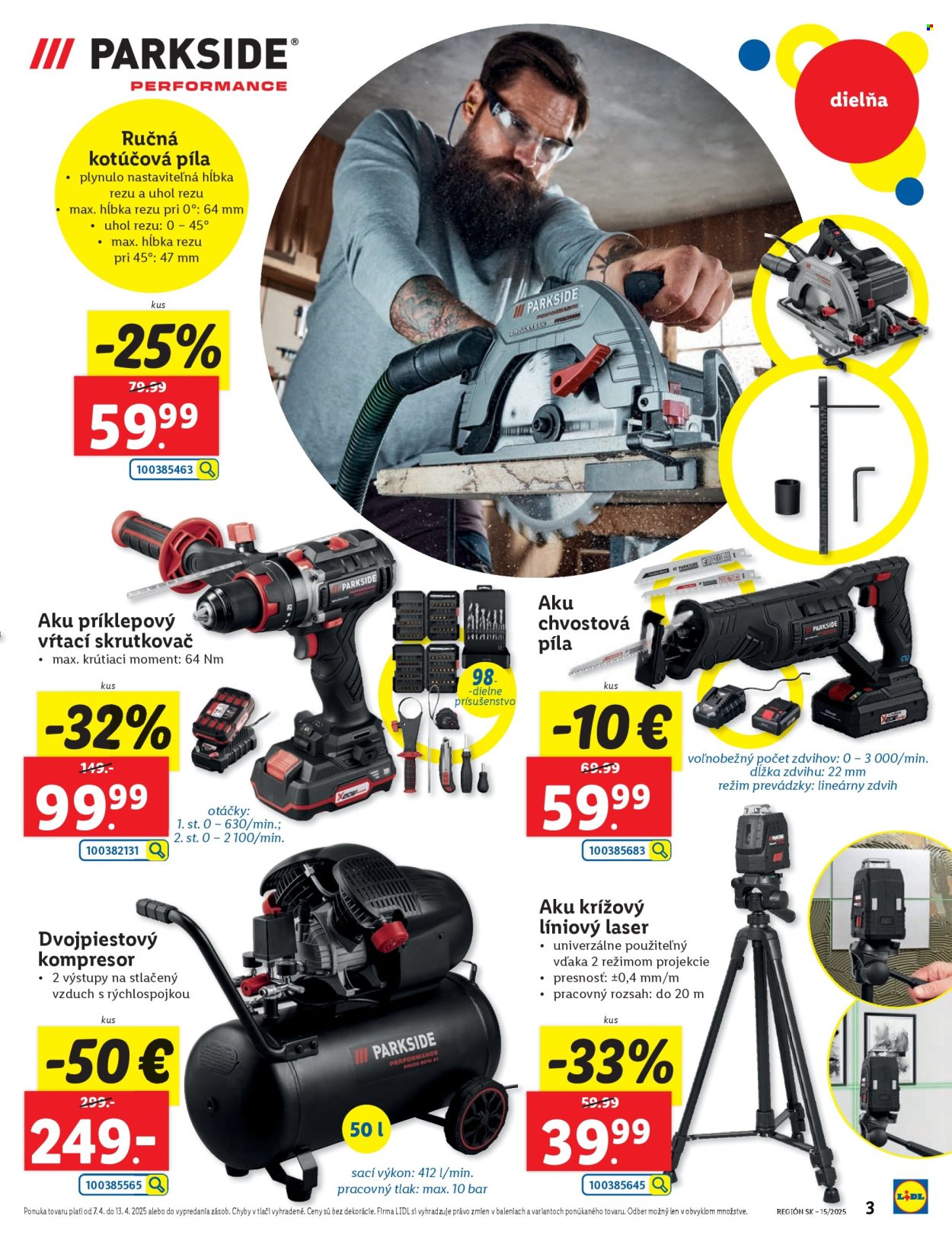 Leták Lidl - 7.4.2025 - 13.4.2025. Strana 3