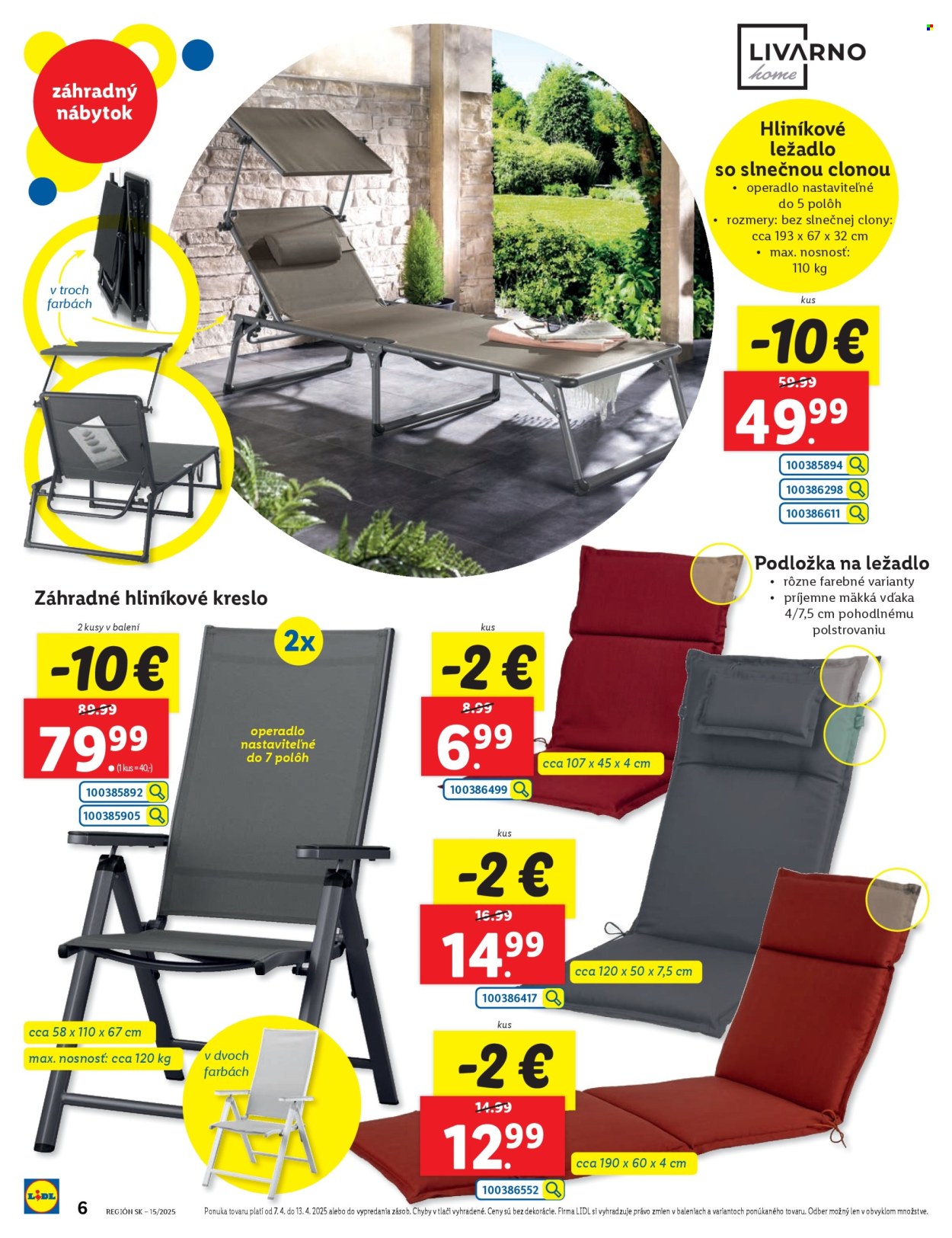 Leták Lidl - 7.4.2025 - 13.4.2025. Strana 6