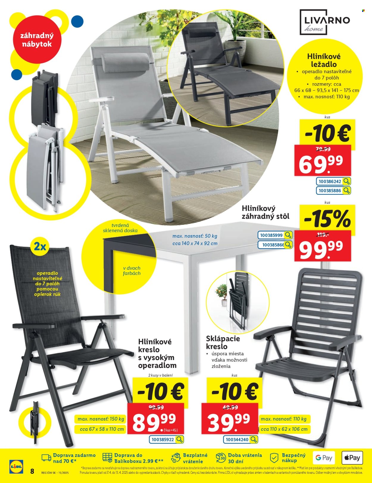 Leták Lidl - 7.4.2025 - 13.4.2025. Strana 8