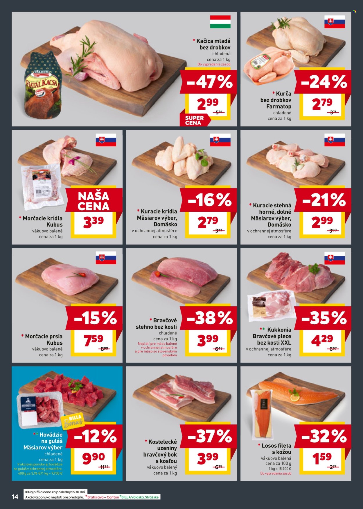 Leták Billa - 9.4.2025 - 13.4.2025. Strana 14