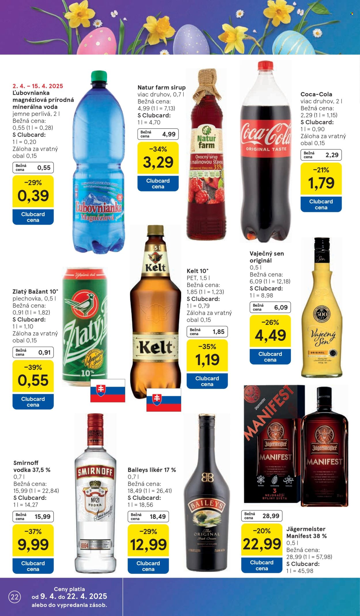 Leták TESCO - 9.4.2025 - 15.4.2025. Strana 22