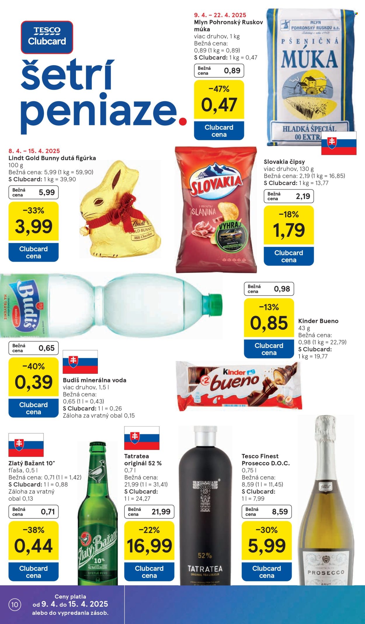 Leták TESCO supermarket - 9.4.2025 - 15.4.2025. Strana 10