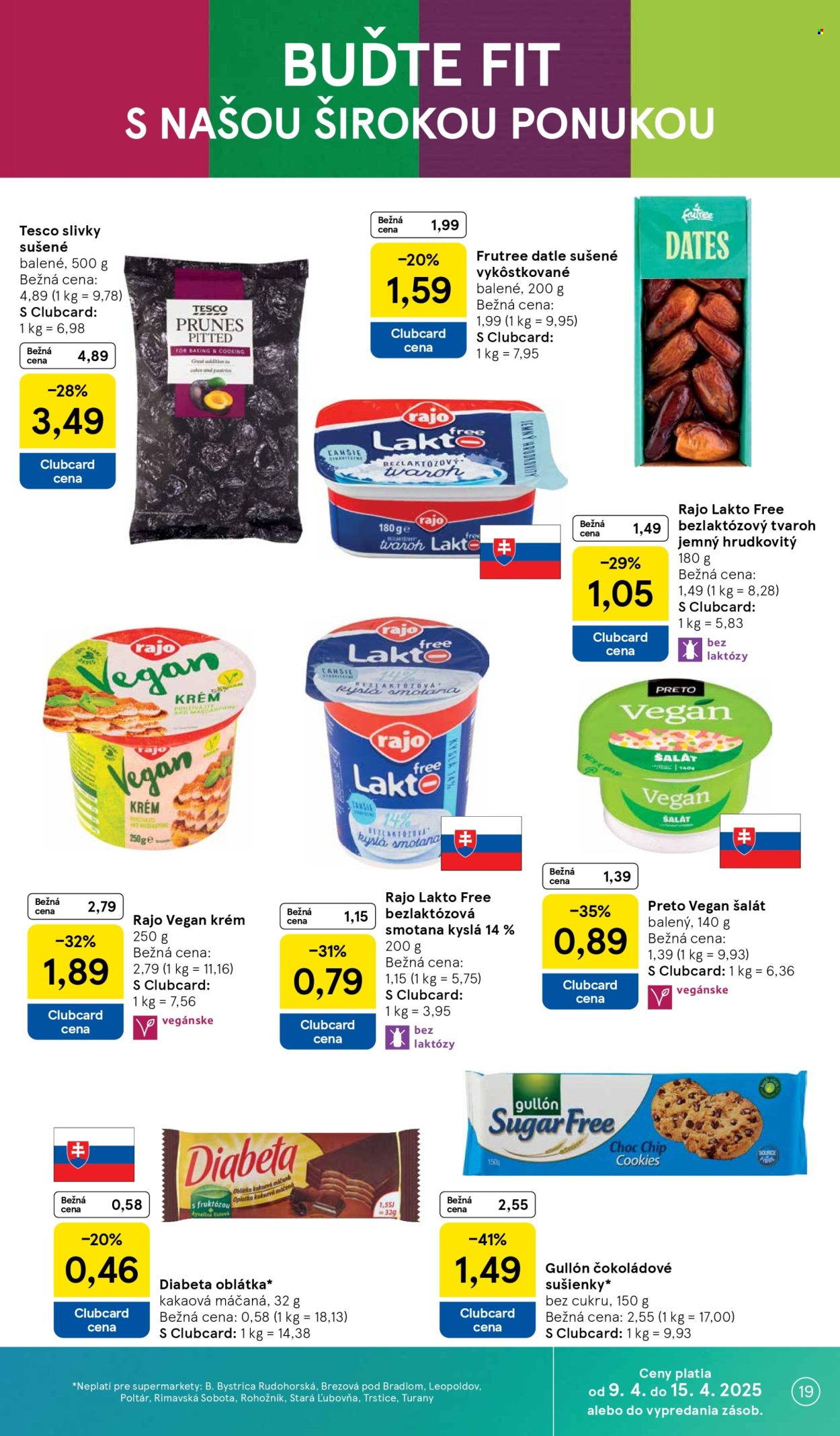 Leták TESCO supermarket - 9.4.2025 - 15.4.2025. Strana 19
