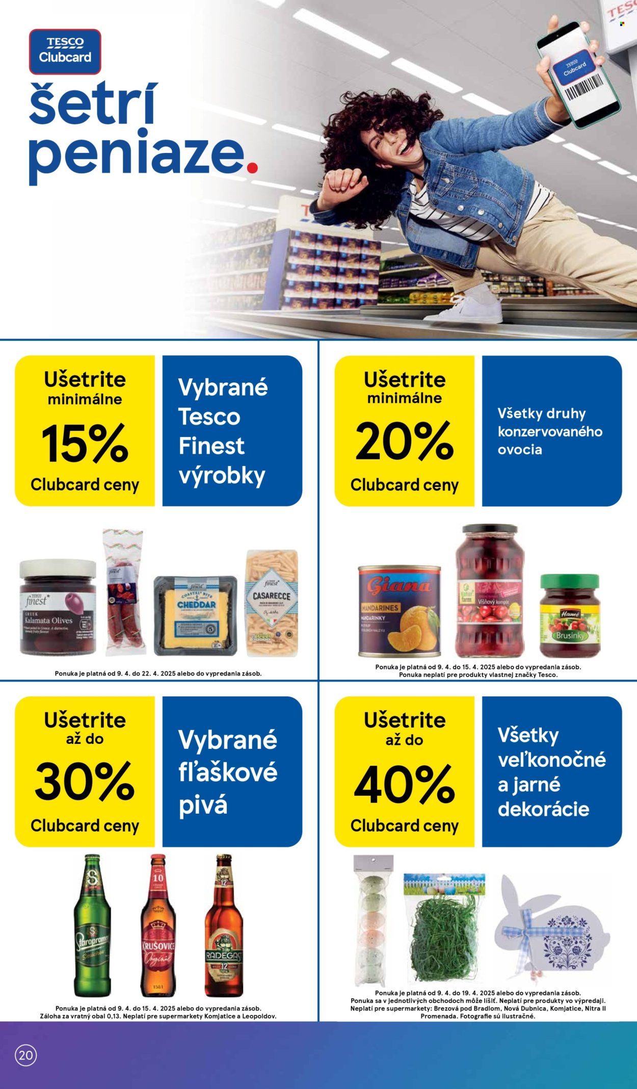 Leták TESCO supermarket - 9.4.2025 - 15.4.2025. Strana 20