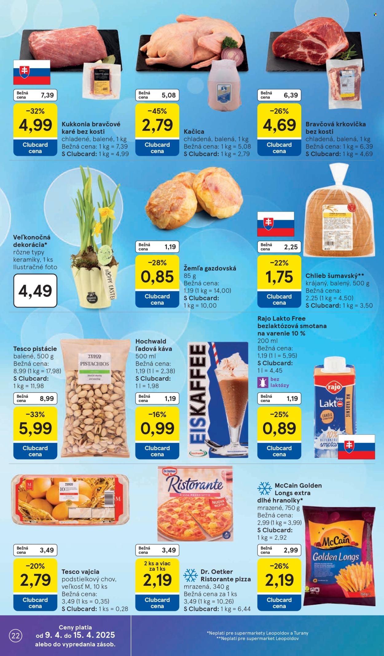 Leták TESCO supermarket - 9.4.2025 - 15.4.2025. Strana 22