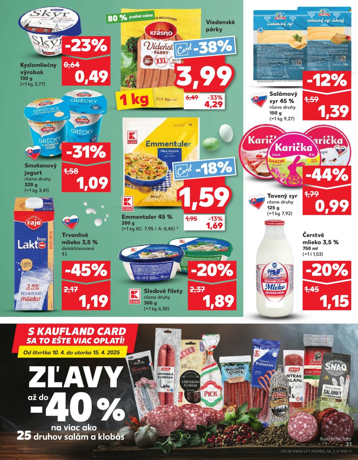 Leták Kaufland - 10.4.2025 - 15.4.2025. Strana 31
