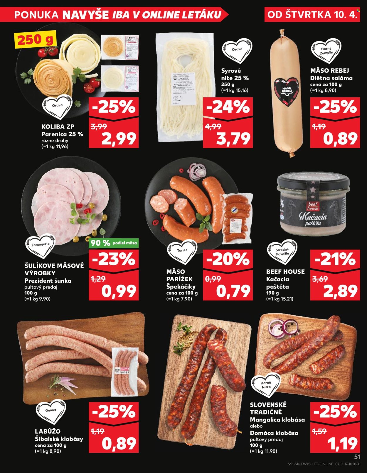 Leták Kaufland - 10.4.2025 - 15.4.2025. Strana 51