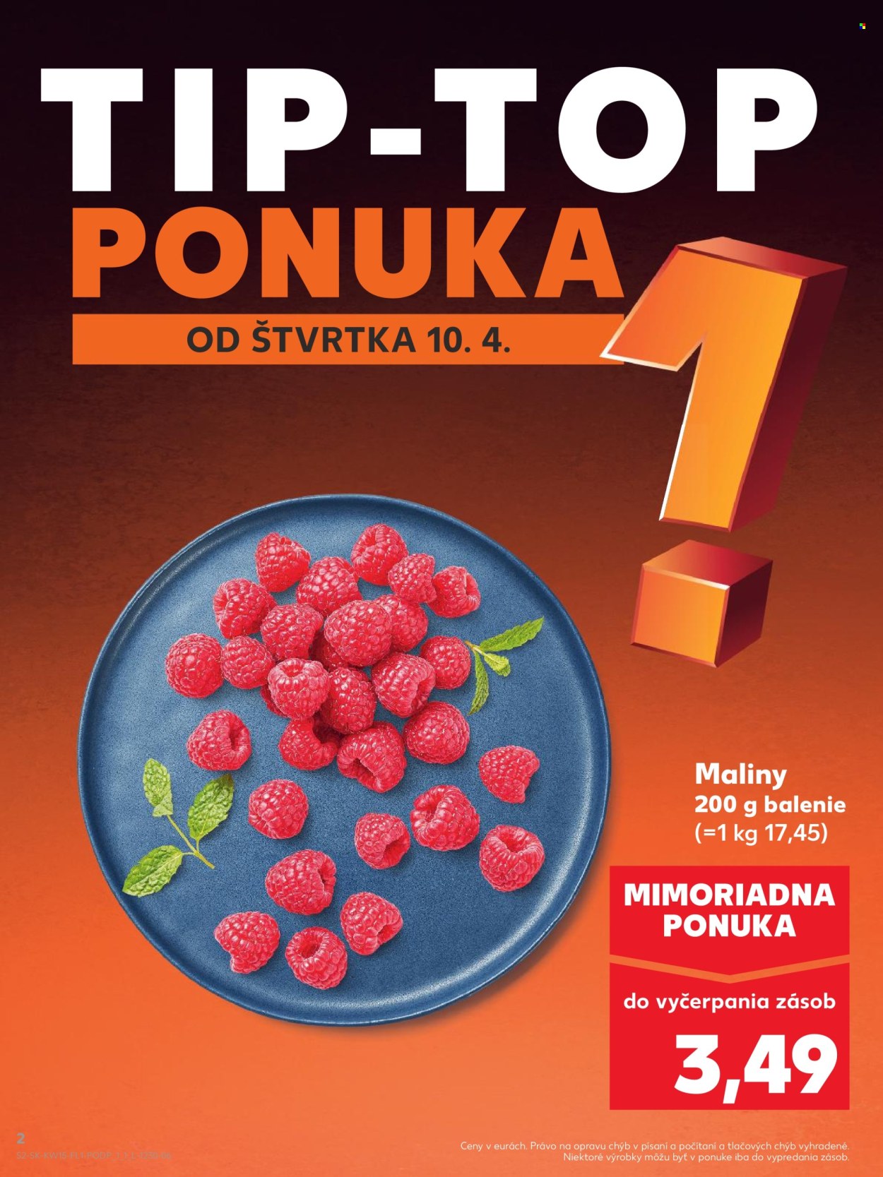 Leták Kaufland - 10.4.2025 - 15.4.2025. Strana 2