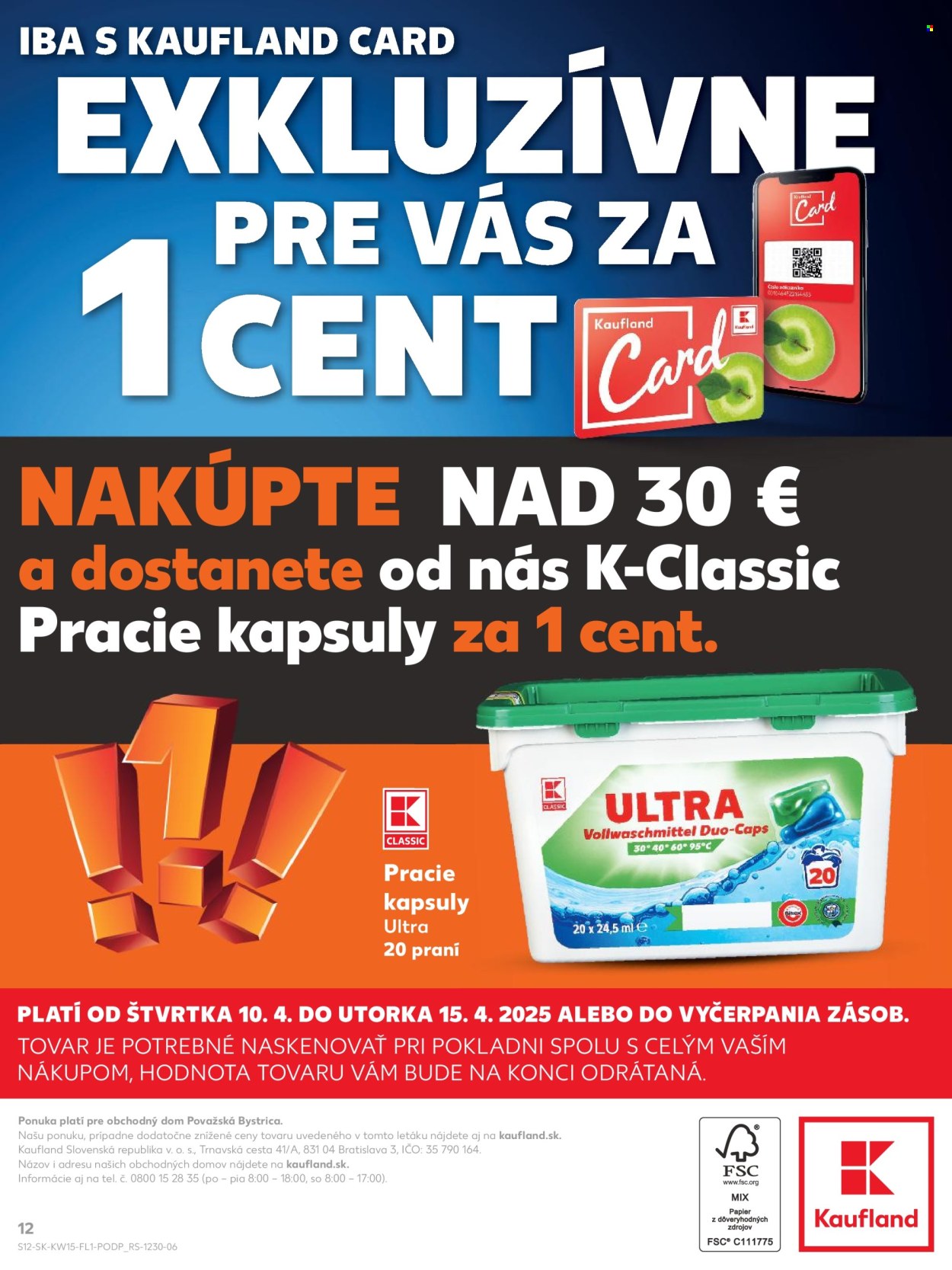 Leták Kaufland - 10.4.2025 - 15.4.2025. Strana 12