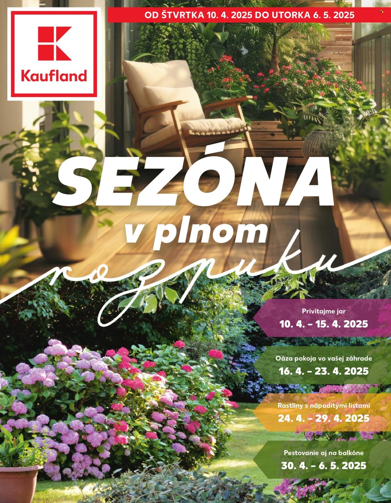 Leták Kaufland - 10.4.2025 - 6.5.2025. Strana 1