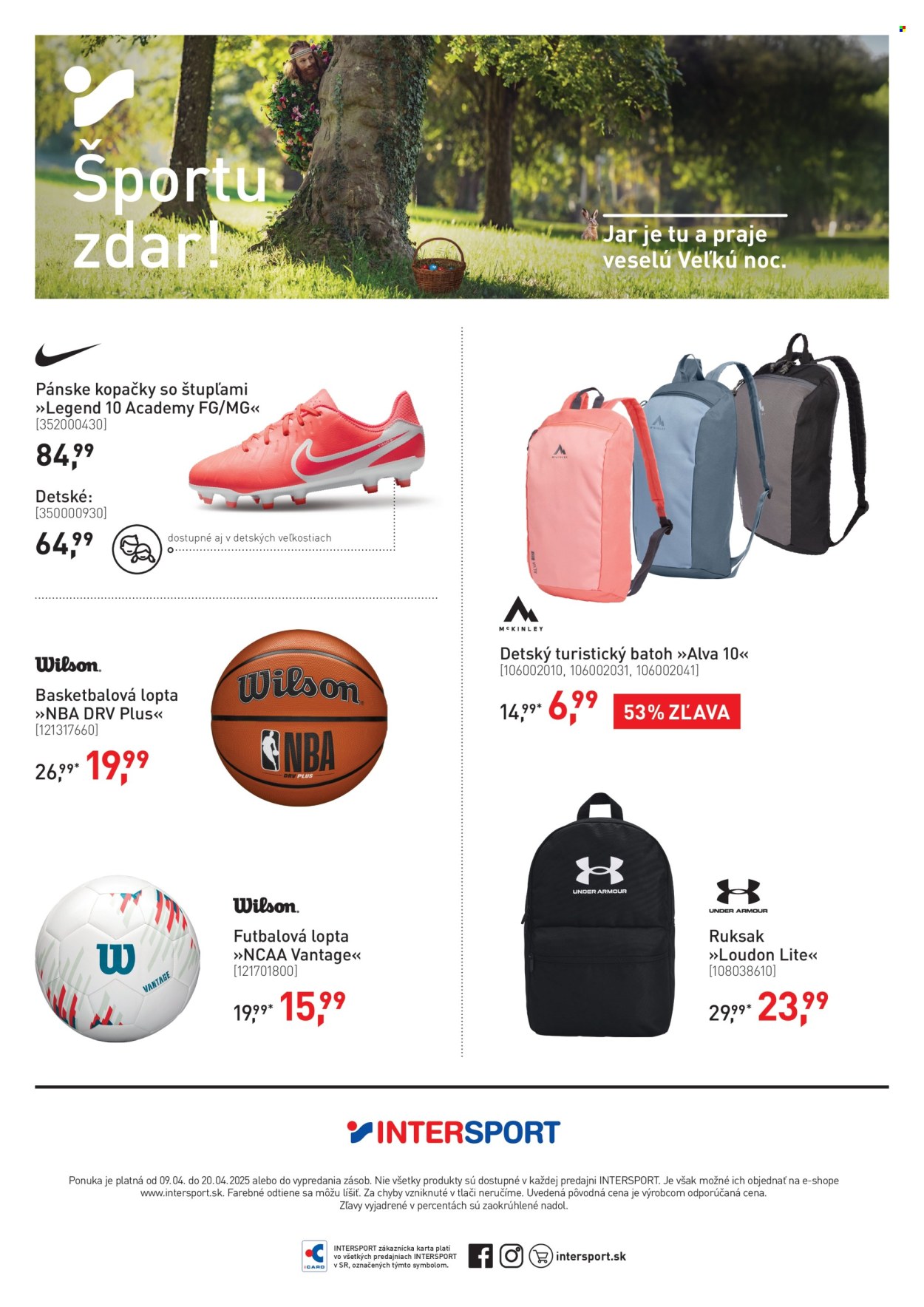 Leták Intersport - 9.4.2025 - 20.4.2025. Strana 8