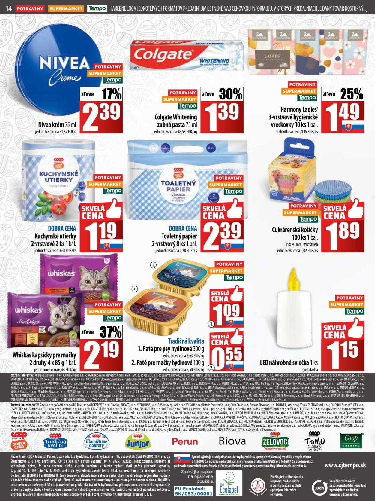Leták COOP Jednota - 10.4.2025 - 16.4.2025. Strana 14