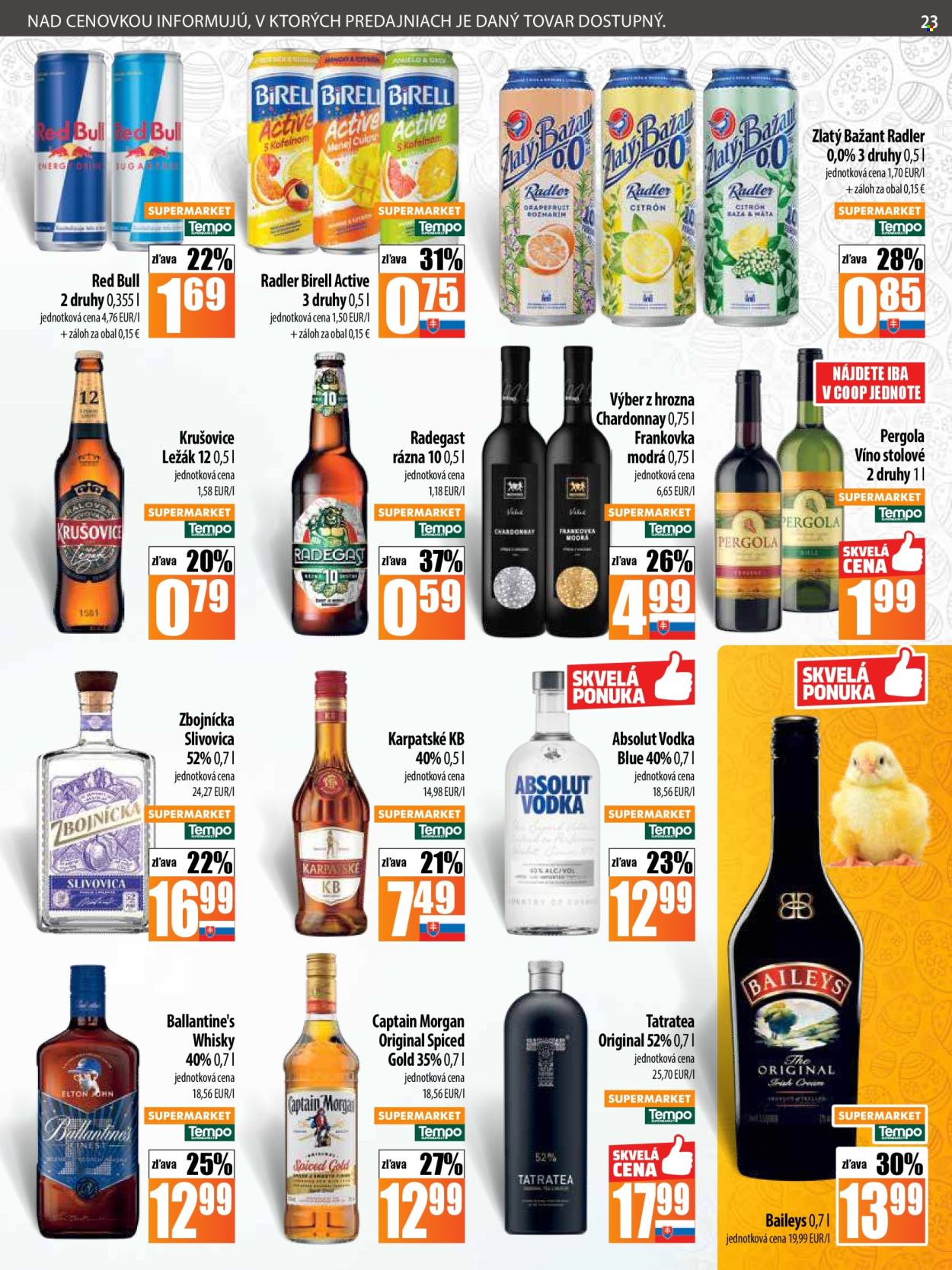 Leták COOP Jednota - 10.4.2025 - 16.4.2025. Strana 23