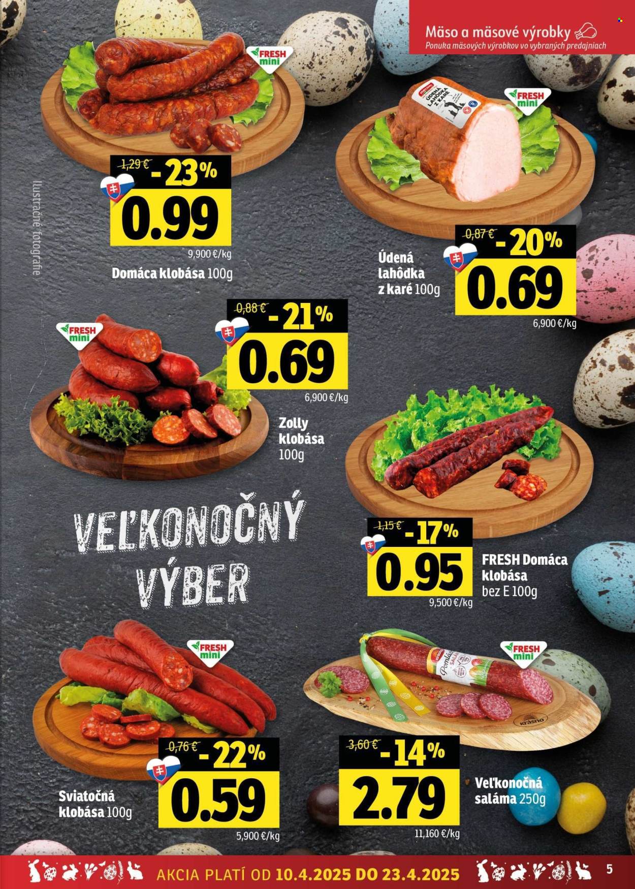 Leták FRESH - 10.4.2025 - 23.4.2025. Strana 5