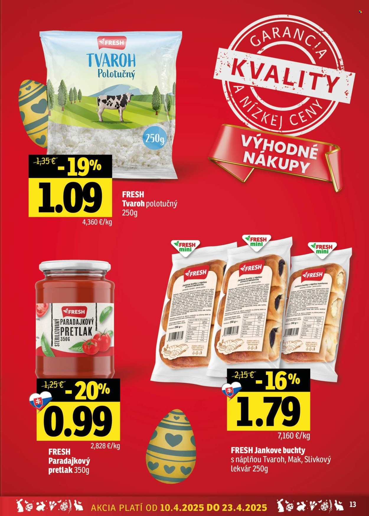 Leták FRESH - 10.4.2025 - 23.4.2025. Strana 13