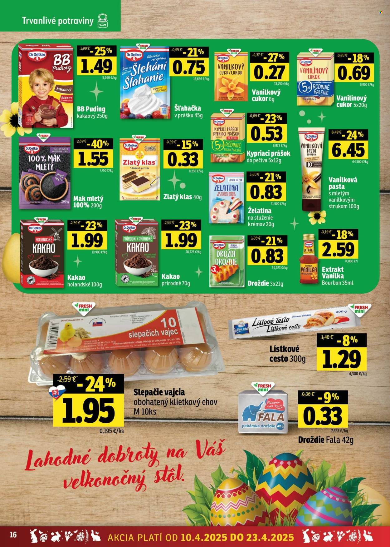 Leták FRESH - 10.4.2025 - 23.4.2025. Strana 16