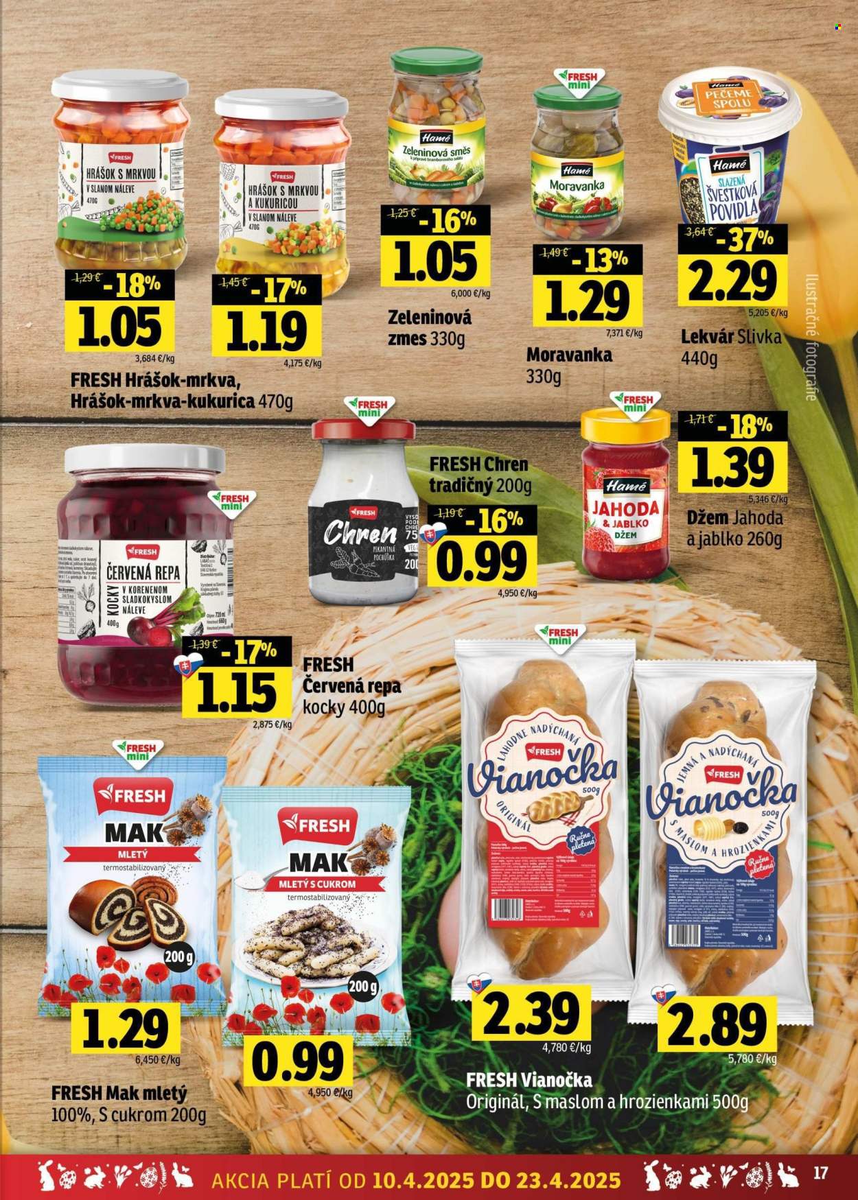 Leták FRESH - 10.4.2025 - 23.4.2025. Strana 17