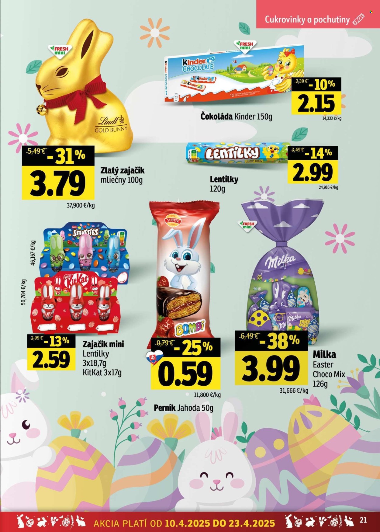Leták FRESH - 10.4.2025 - 23.4.2025. Strana 21
