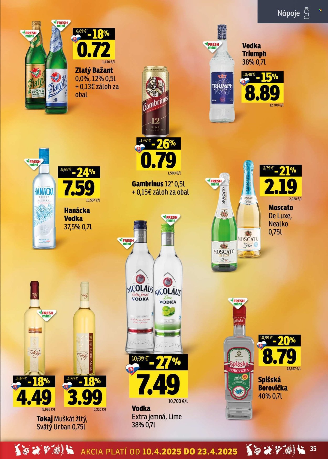 Leták FRESH - 10.4.2025 - 23.4.2025. Strana 35