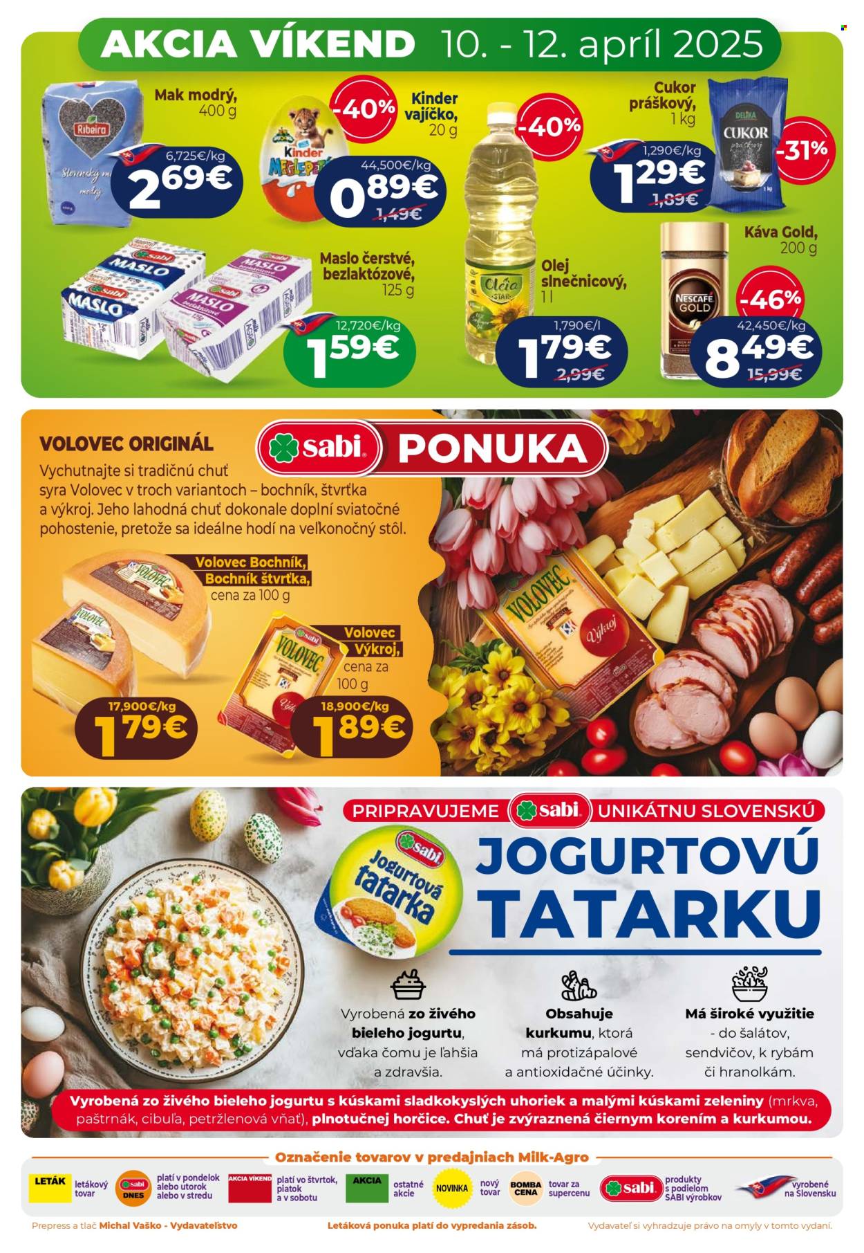 Leták Milk AGRO - 9.4.2025 - 22.4.2025. Strana 2