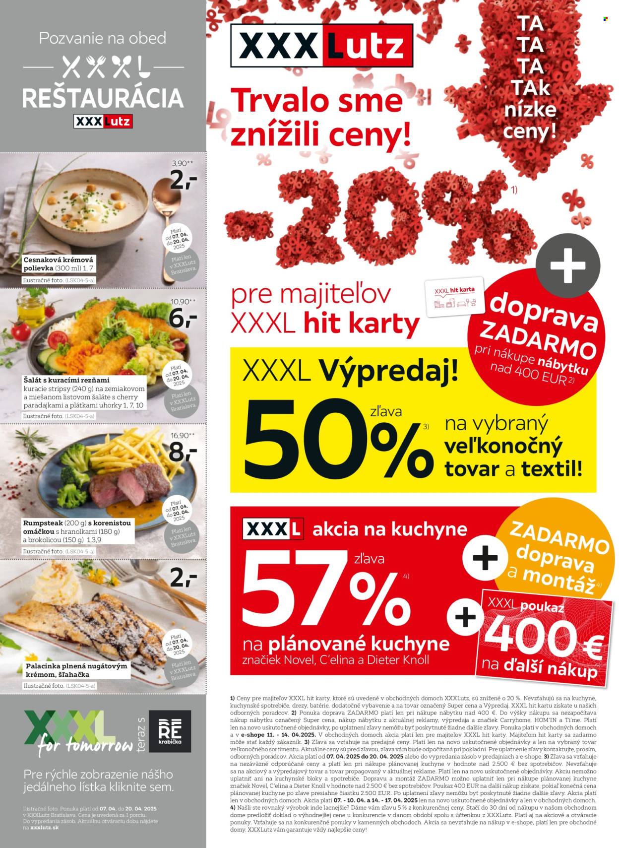 Leták XXXLutz - 7.4.2025 - 19.4.2025. Strana 2