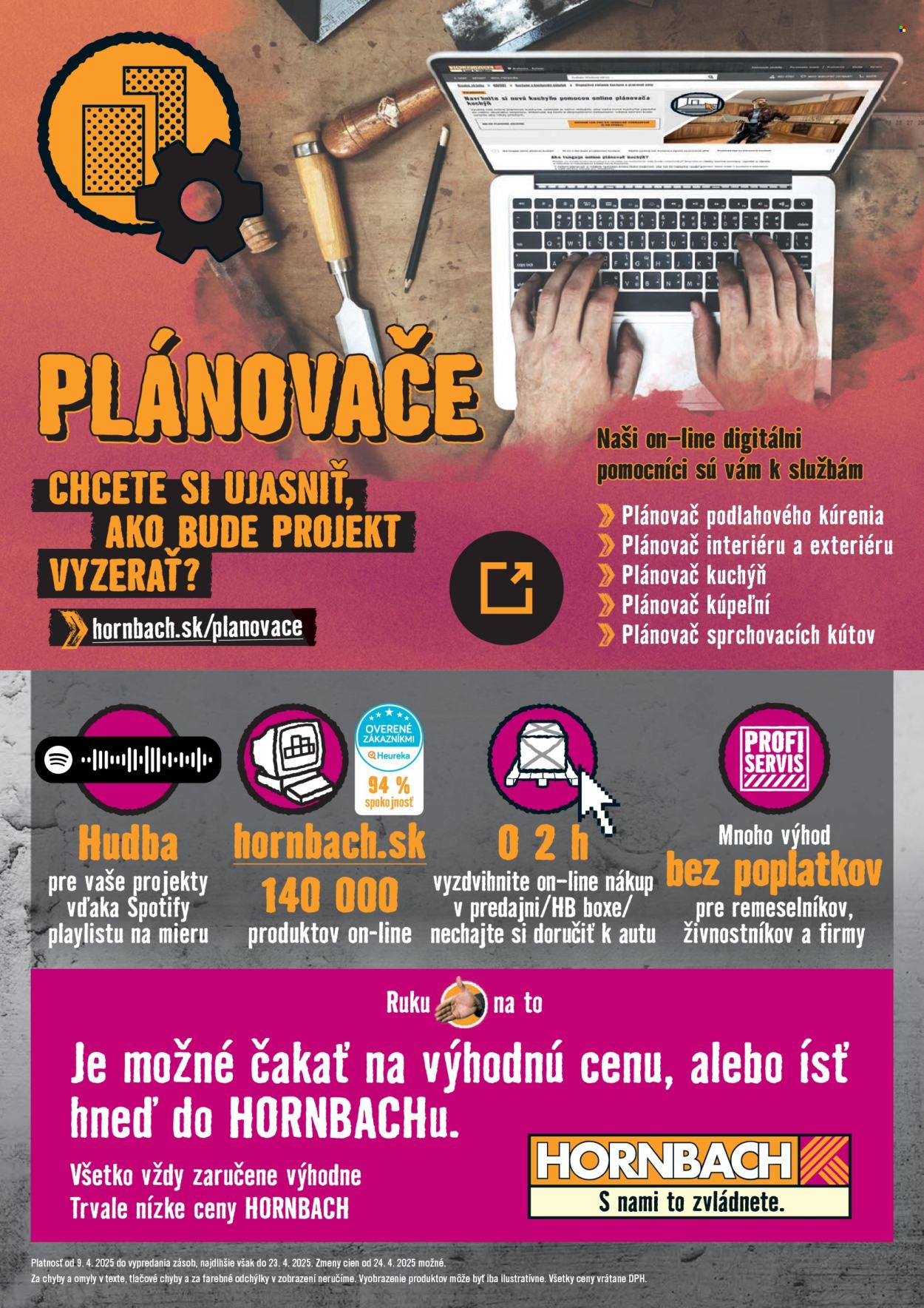 Leták Hornbach - 9.4.2025 - 23.4.2025. Strana 8