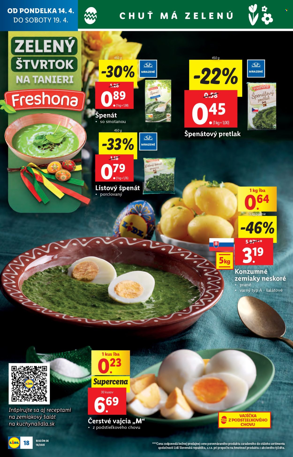 Leták Lidl - 14.4.2025 - 19.4.2025. Strana 18