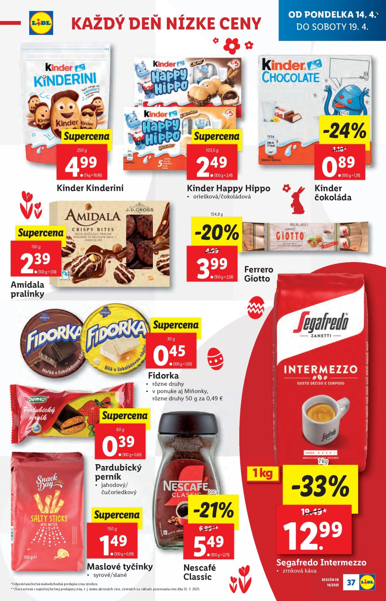 Leták Lidl - 14.4.2025 - 19.4.2025. Strana 39