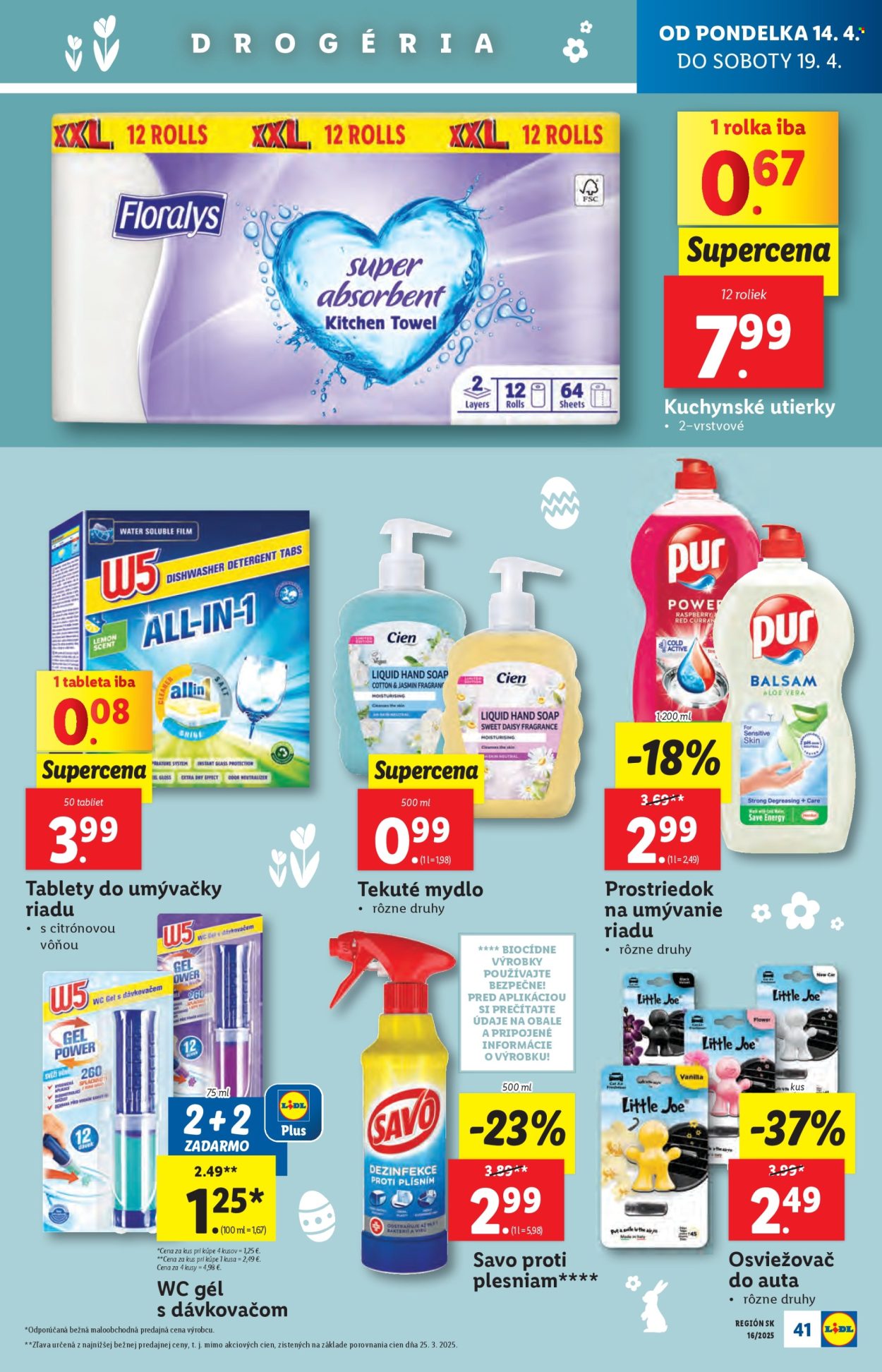 Leták Lidl - 14.4.2025 - 19.4.2025. Strana 43