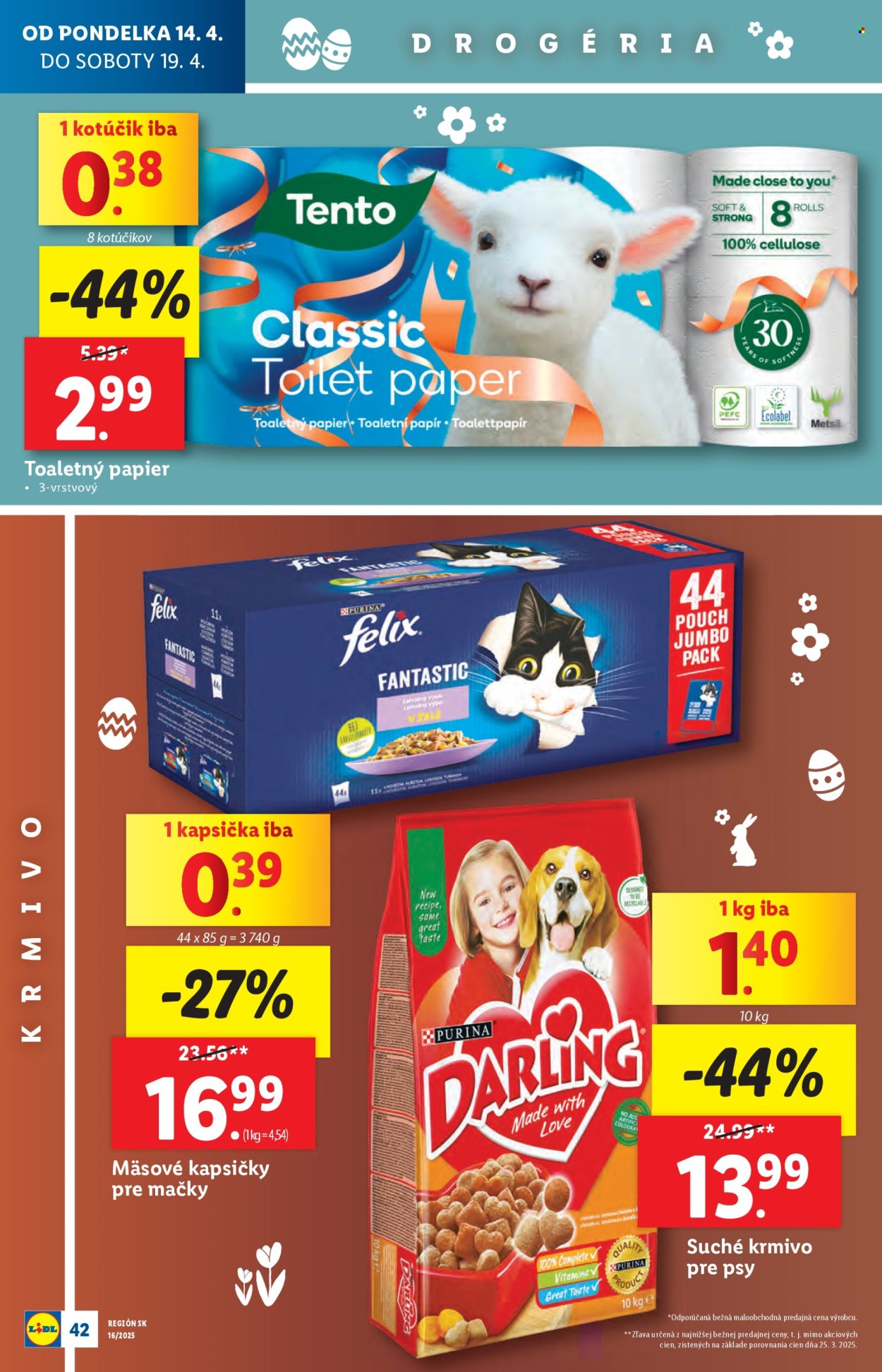 Leták Lidl - 14.4.2025 - 19.4.2025. Strana 44